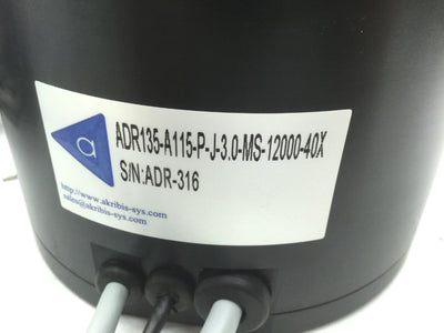 Used Akribis Systems ADR135-A115-P-J-3.0-MS-12000-40X Motor 1608rpm Peak 32.9Nm 6A