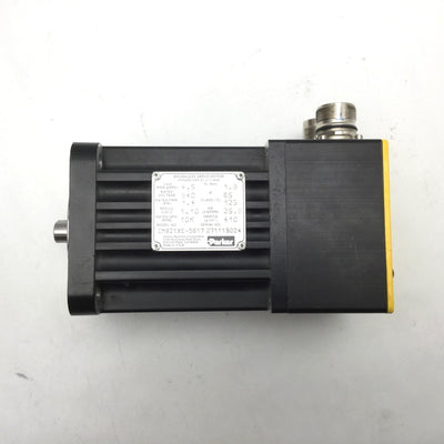 Used Parker CM921XE-5617 Brushless Hollow Shaft Servo Motor 340VDC 1.4KW, 10,600 RPM