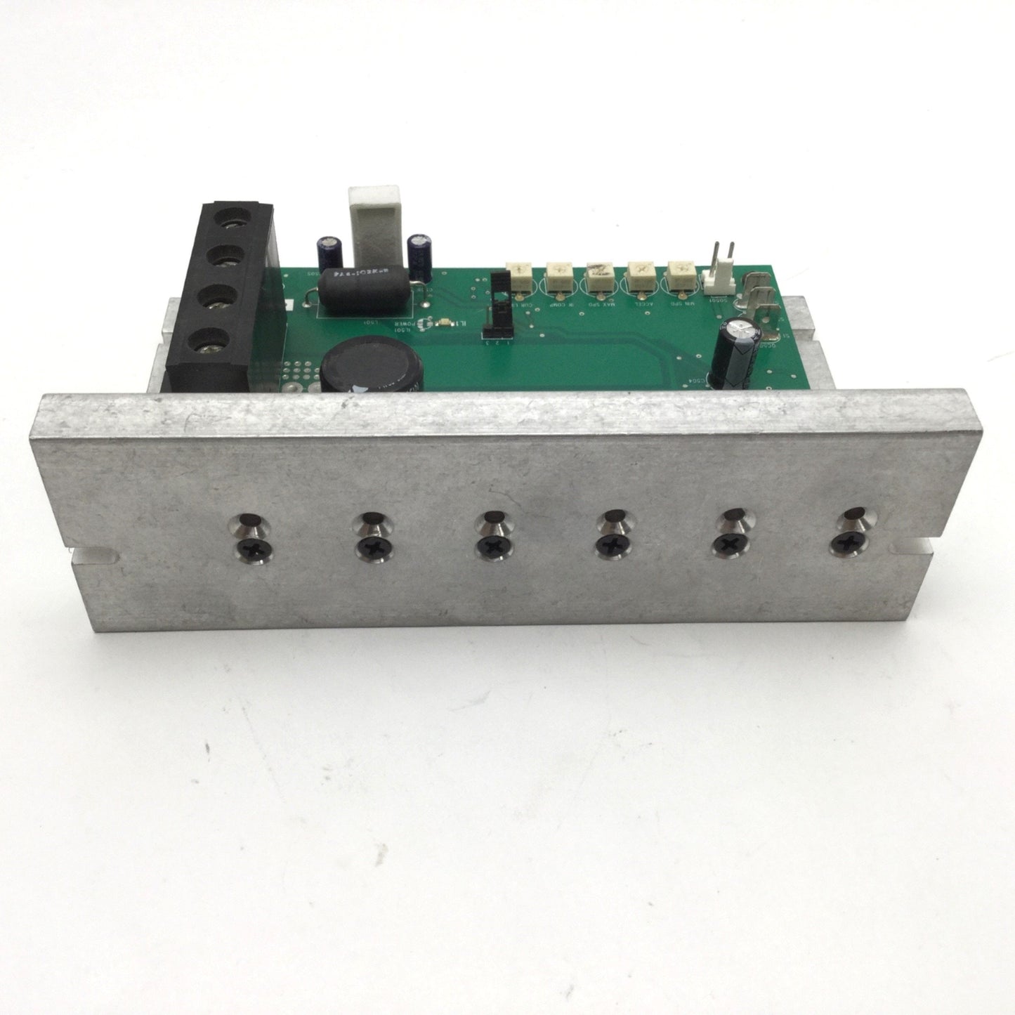 Used Leeson Electric 175290 Motor Controller Input: 12/24VDC, Out: 0-12/0-24VDC, 16A