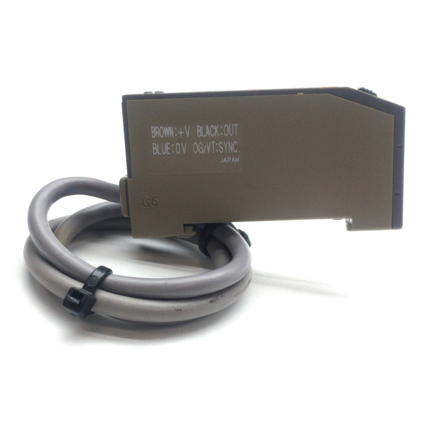 Used Sunx FX-11A Analog Fiber Sensor, 1-5VDC ó5mA Analog Output, 12-24VDC Supply