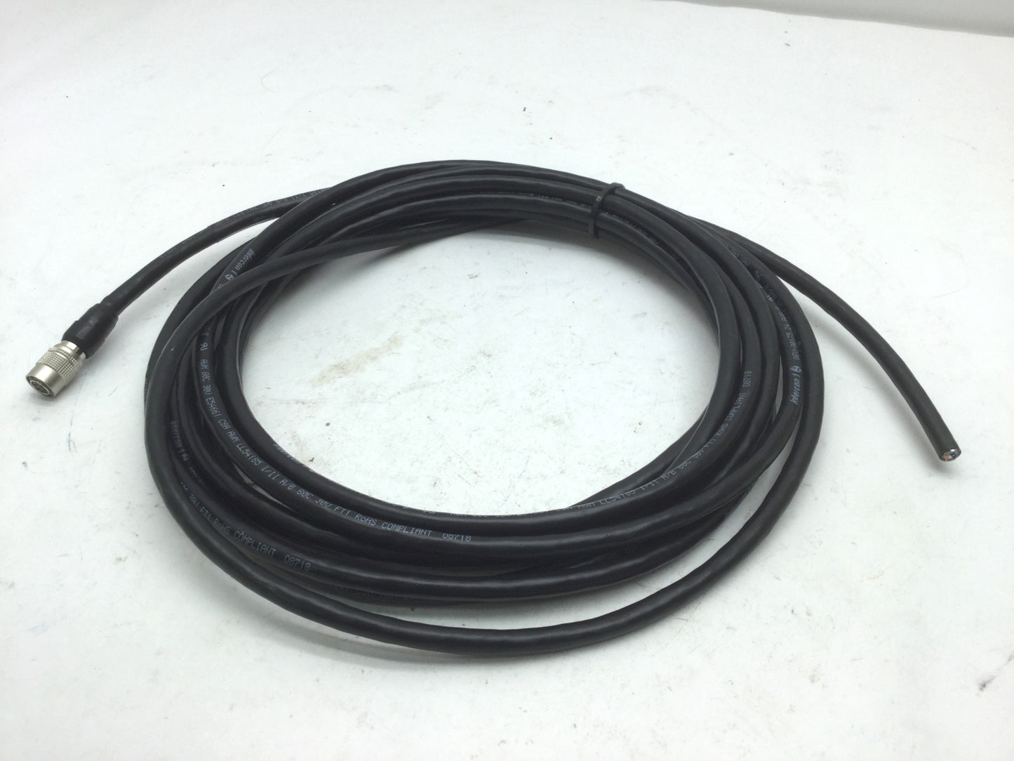 Used Datalogic 606-0672-05 Camera Power and I/O Cable U1xx and E1xx 5M Pigtail