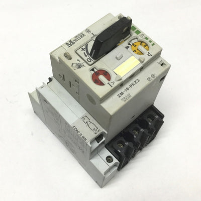 Used Moeller ZM-16-PKZ2 Adjustable Motor Protector, 3PH, 10HP, 10-16A /130-220A