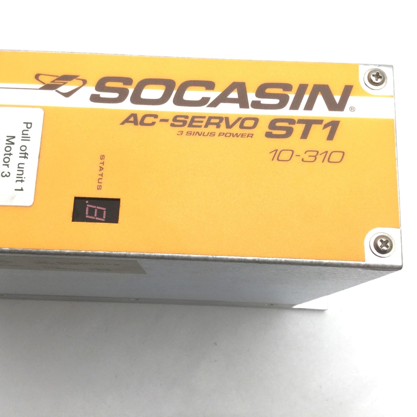 Used Socasin 10-310 ST1 AC Servo Amplifier Drive, For Komax Alpha 411 Wire Machine