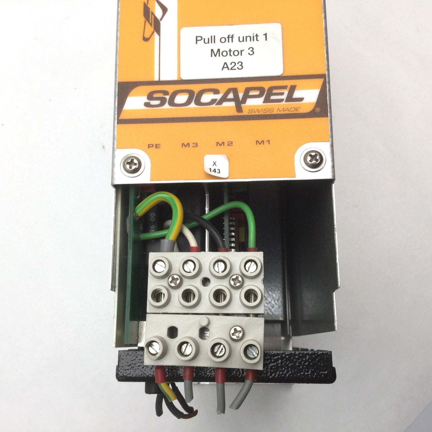 Used Socasin 10-310 ST1 AC Servo Amplifier Drive, For Komax Alpha 411 Wire Machine