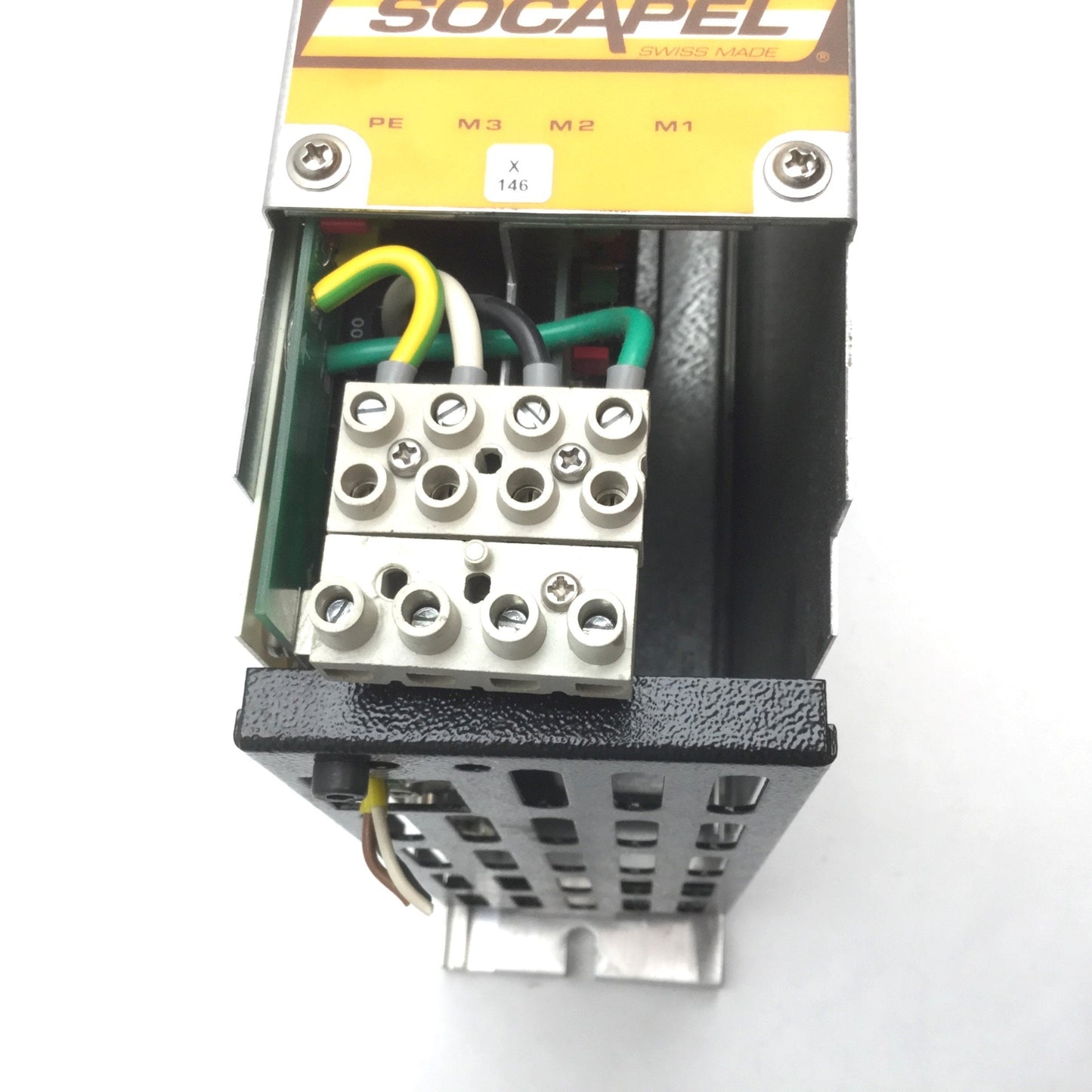 Used Socasin 25-310 ST1 AC Servo Amplifier Drive, For Komax Alpha 411 Wire Machine