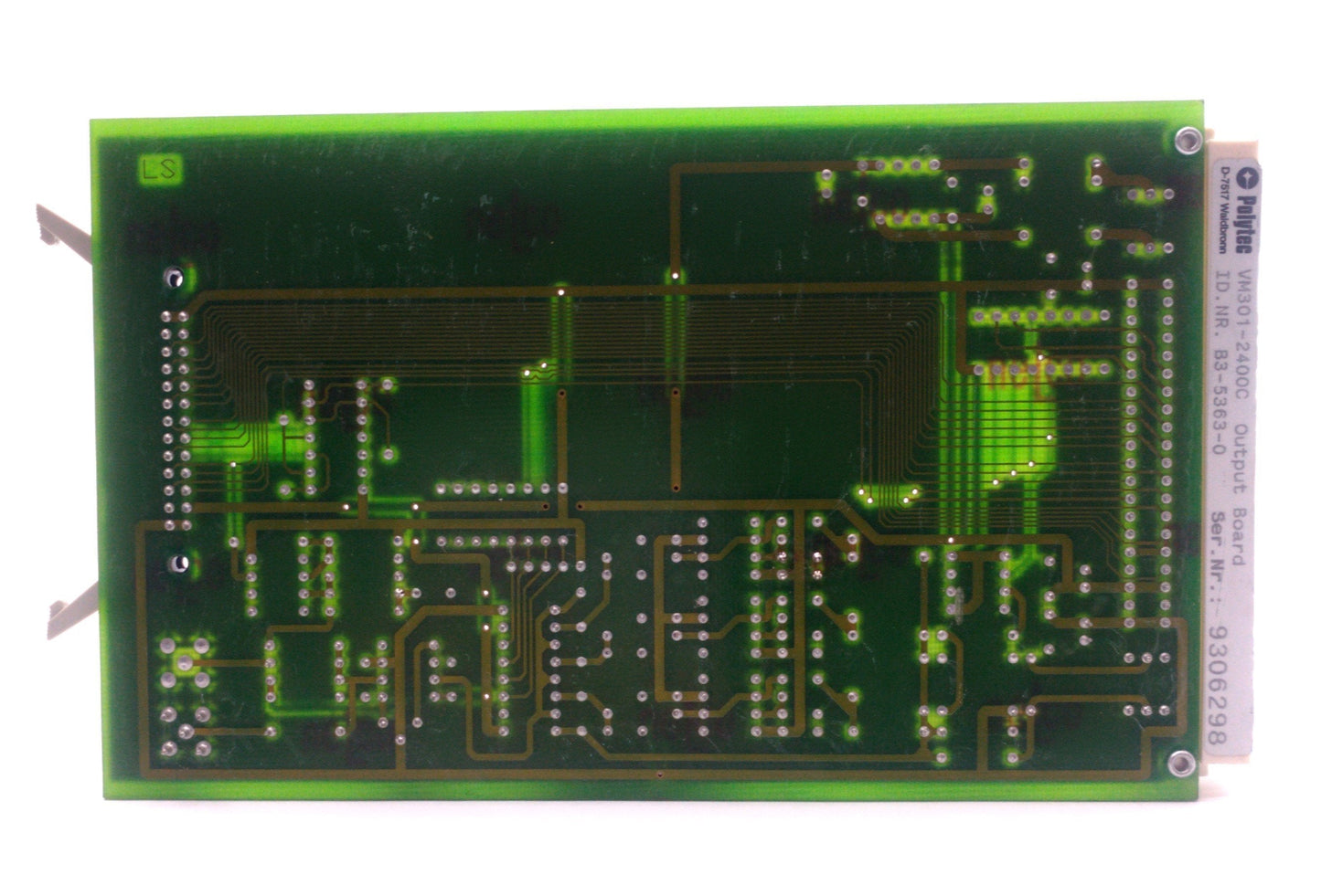 Used Polytec VM301-2400C Laser Vibrometer Output Board, From Polytec OFV-3001