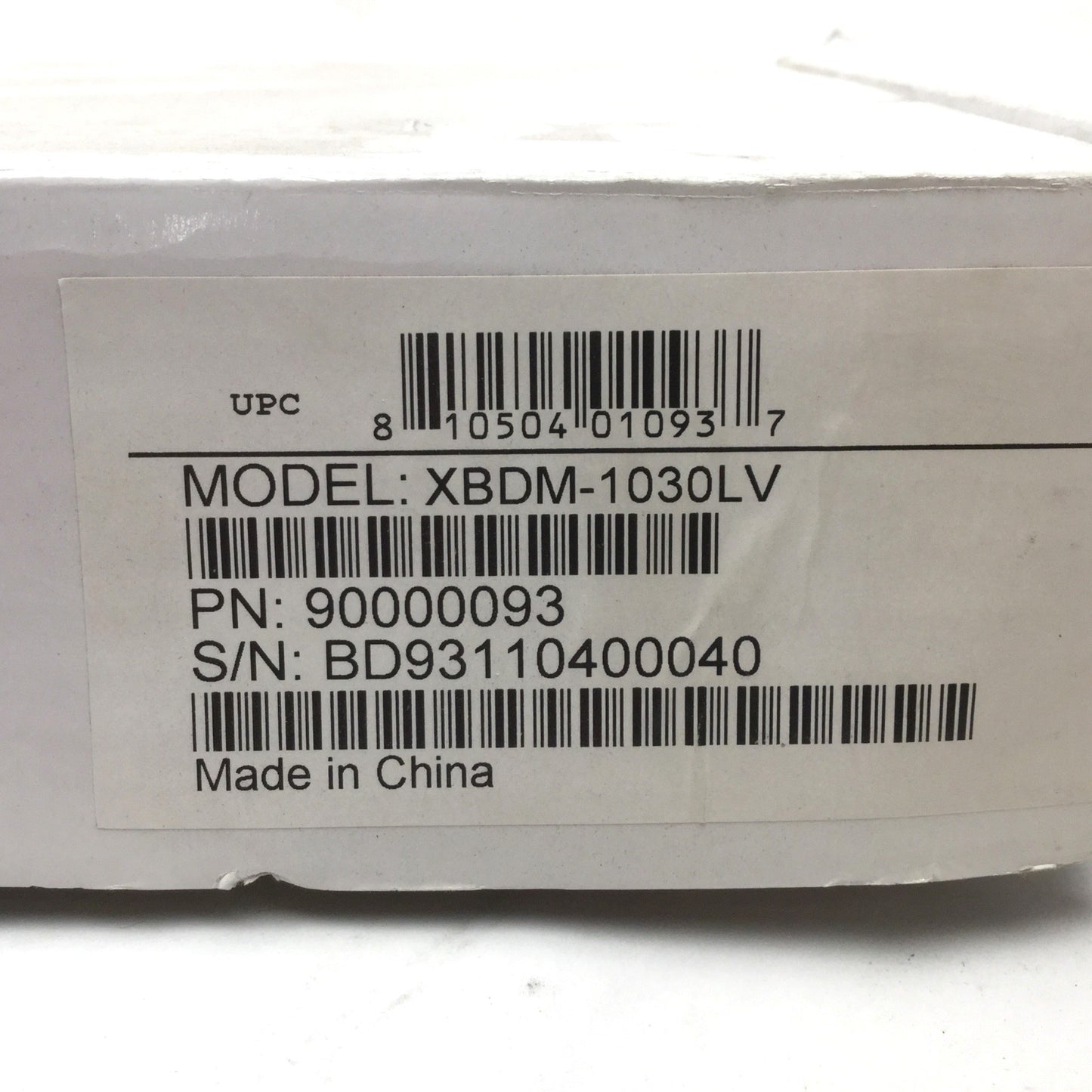 New Xtreme Power Conversion XBDM-1030LV Bypass Module 5-Outlets, Rating: 120VAC, 30A