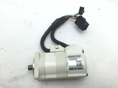 Used Panasonic MSMA5AZT2U2 Denso 410622-1620 Servo Motor, Shaft: 8mm, 38x38mm Face