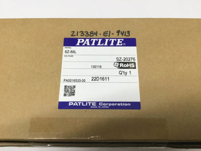 New Patlite SZ-50L Stacking Light Signal 70mm Tower Mounting Bracket, 300mm Pole