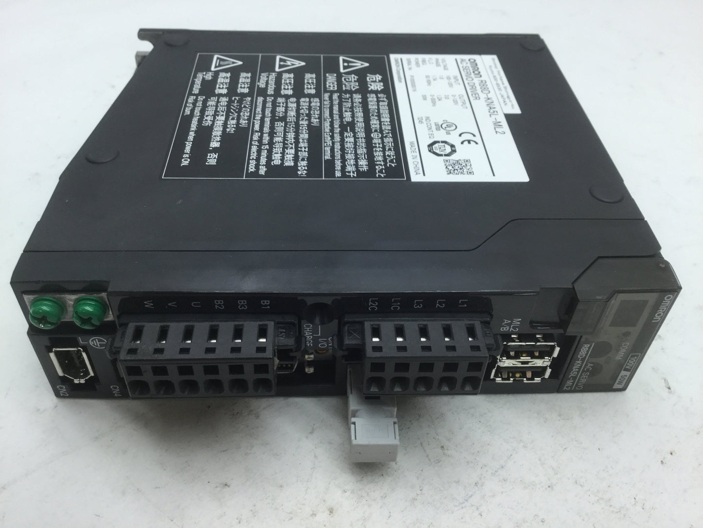 Used Omron R88D-KNA5L-ML2 Servo Drive Mechatrolink-II 50W In 100-120VAC Out 0-120VAC