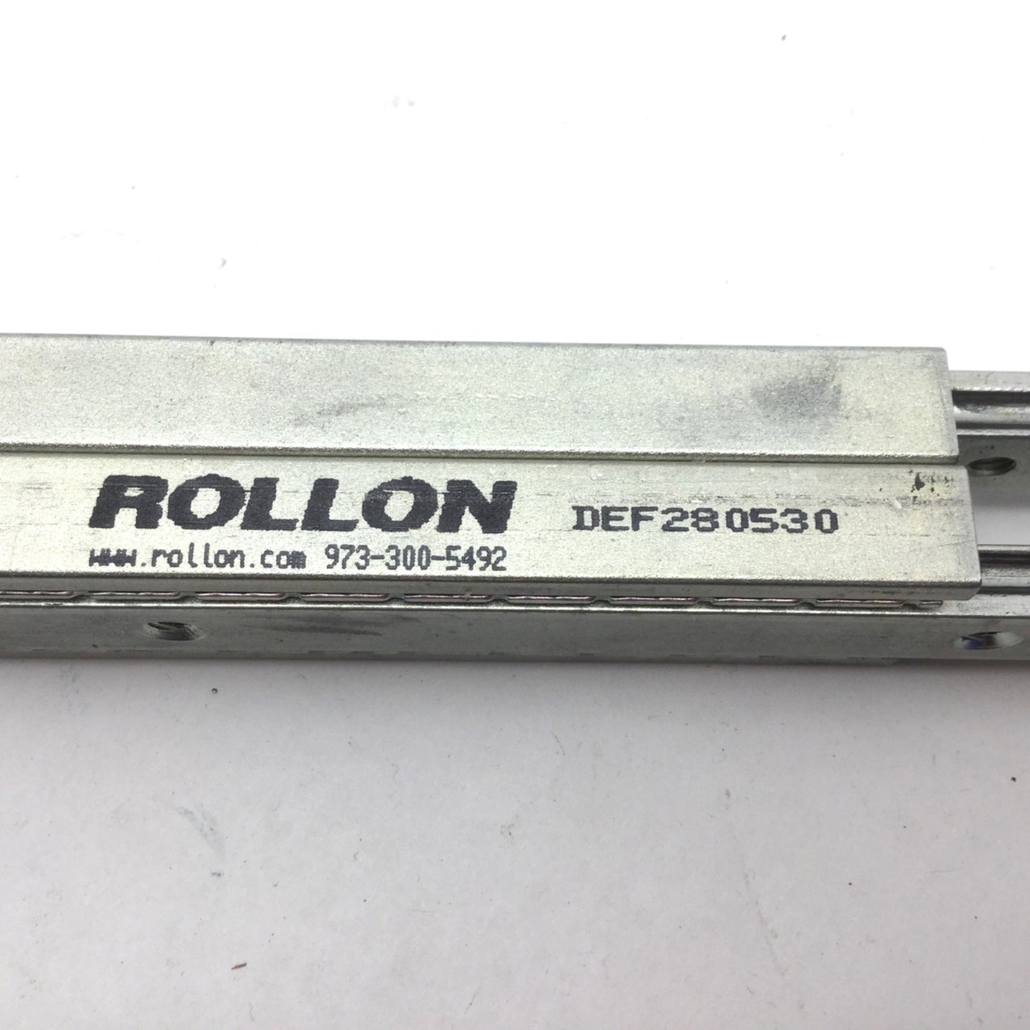 Used Rollon DEF28-530-548 Heavy Duty Telescopic Guide Rail, 530mm Long, 548mm Stroke