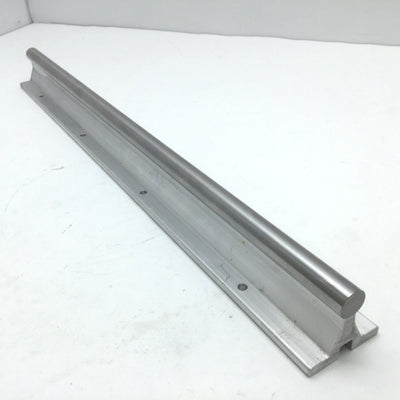 Used Bearing Block Support Rail Shaft, Length: 16", Rail Diameter: 0.5"