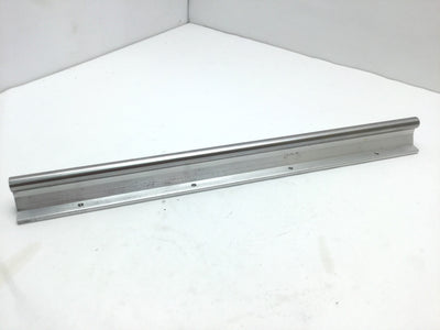 Used Bearing Block Support Rail Shaft, Length: 16", Rail Diameter: 0.5"