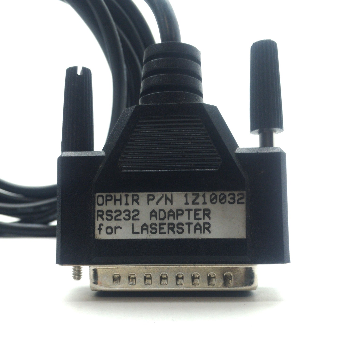 Used Ophir 1Z10032 Laserstar RS232 Cable, 9-Pin D-Sub Female to 25-Pin D-Sub Male, 2m