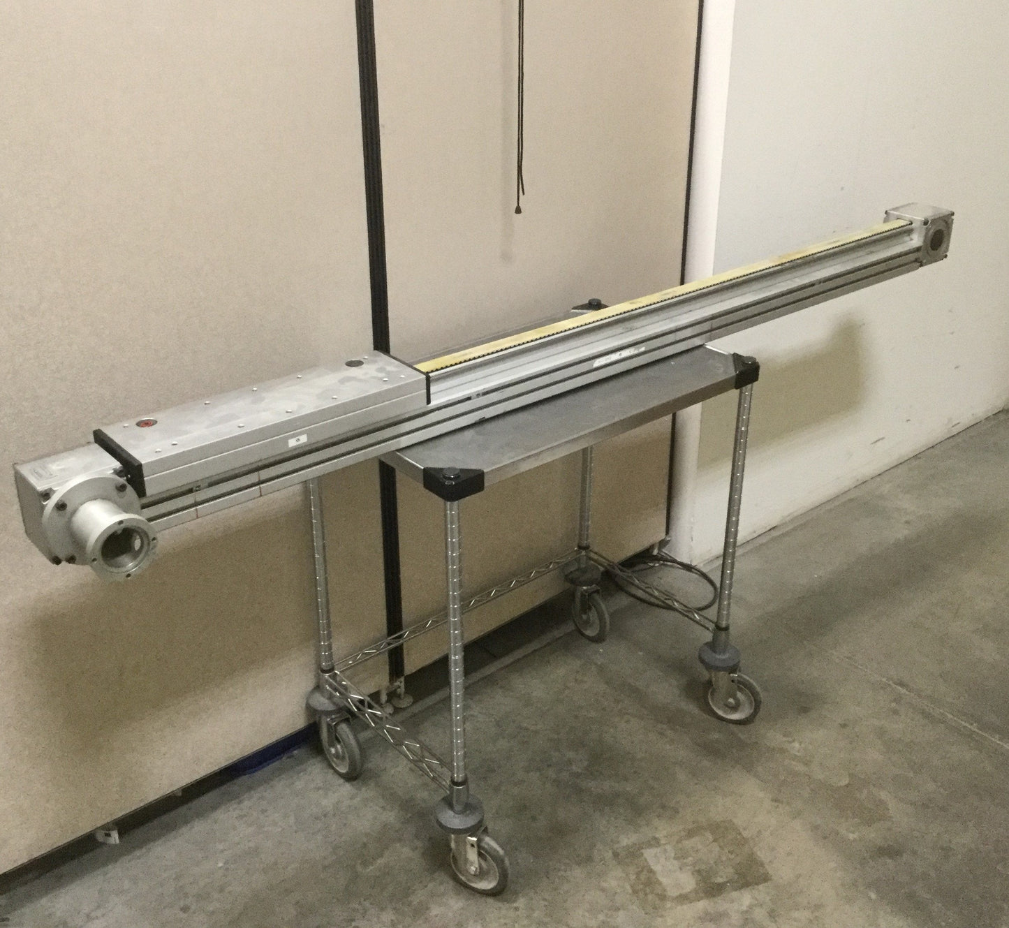 Used INA MLF-52-500-E ZR Linear Slide Belt Actuator Travel: 1400mm Max Load: 2000 LB