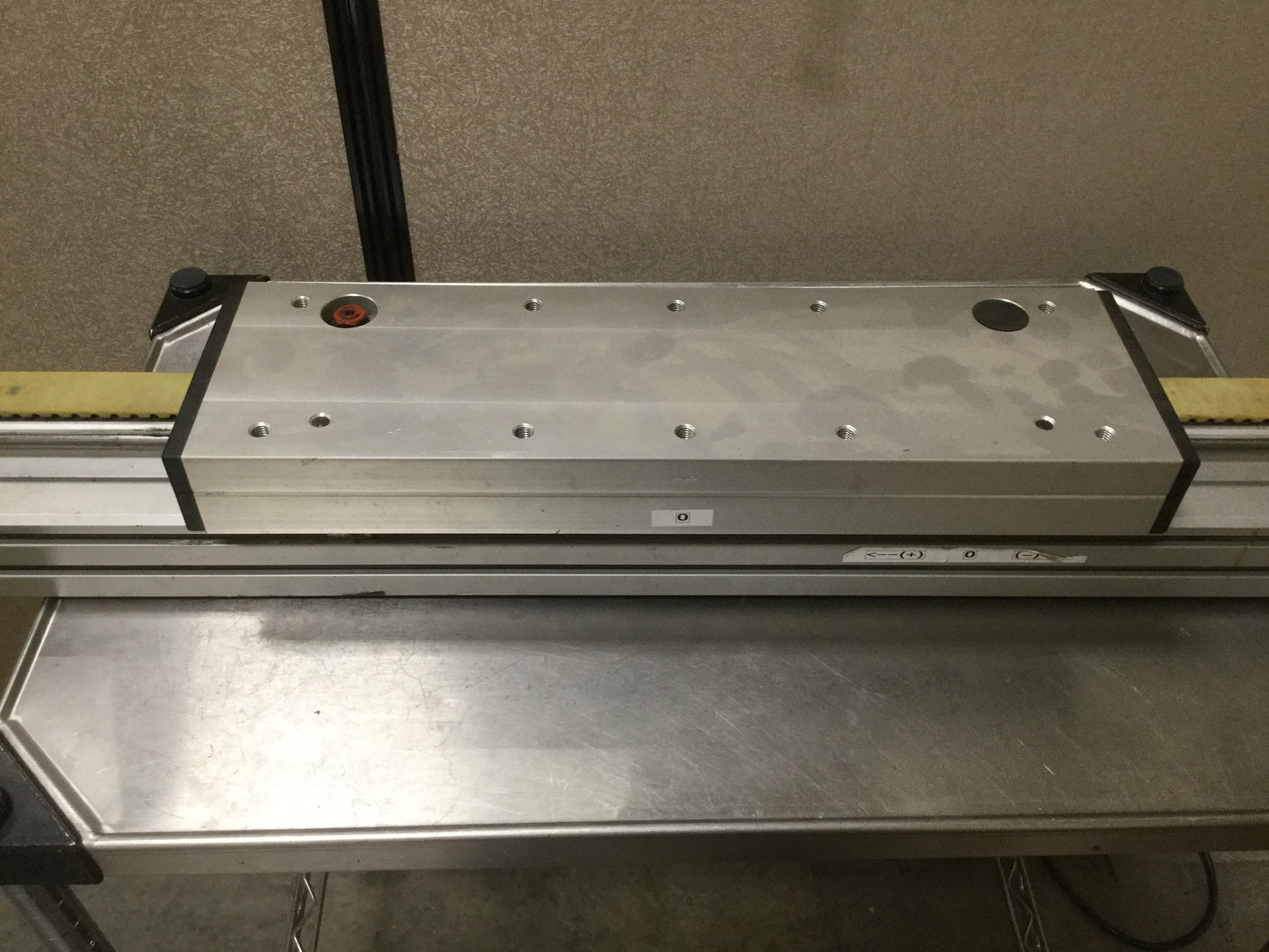 Used INA MLF-52-500-E ZR Linear Slide Belt Actuator Travel: 1400mm Max Load: 2000 LB