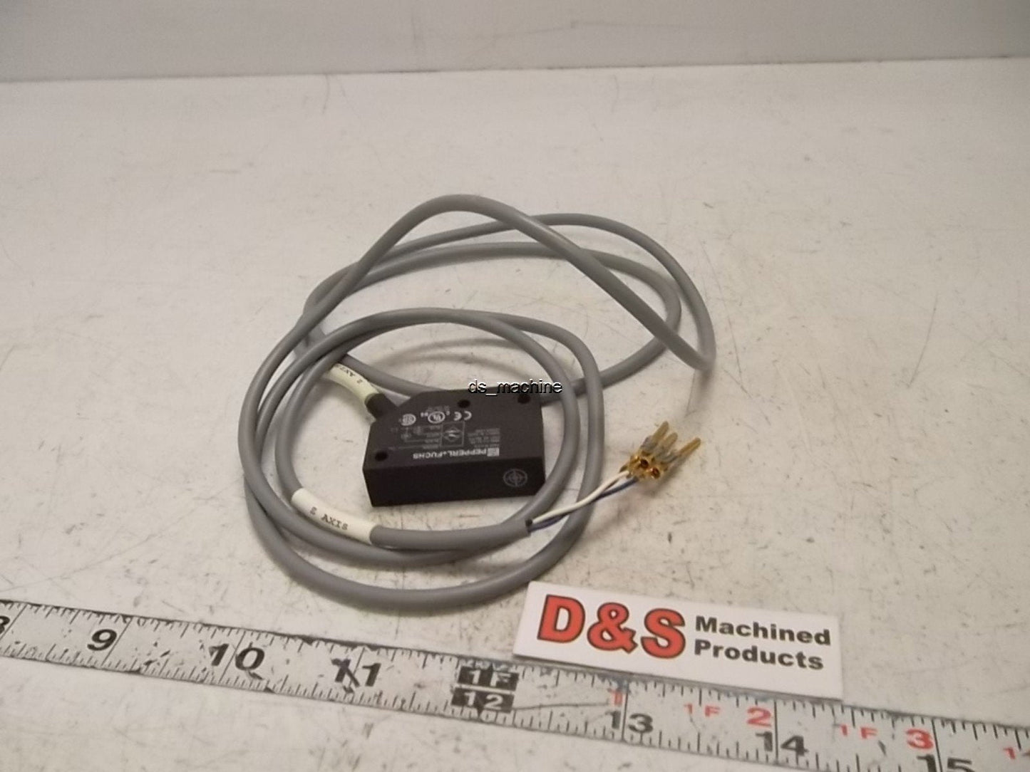 Used Pepperl+Fuchs NBN4-F1-A2-5M Proximity Sensor Voltage: 10-30VDC 200mA Load