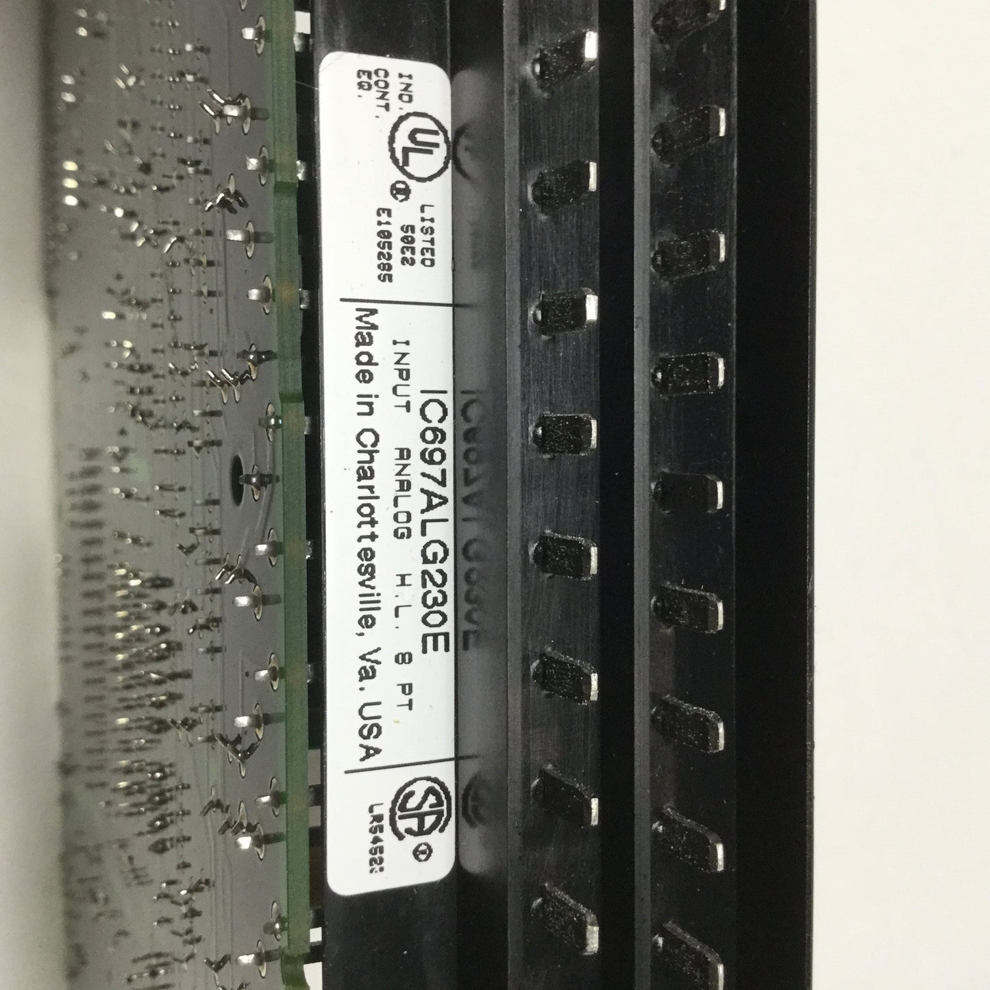 Used GE Fanuc IC697ALG230E Series 90-70 Analog Input Voltage/Current Module 8-Channel