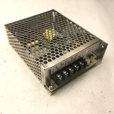 Used Mean Well S-40-24 Power Supply, In: 100-240VAC 1.2A 50/60Hz, Out: 12VDC 1.8A