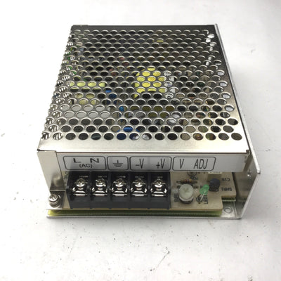 Used Mean Well S-40-24 Power Supply, In: 100-240VAC 1.2A 50/60Hz, Out: 12VDC 1.8A