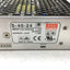 Used Mean Well S-40-24 Power Supply, In: 100-240VAC 1.2A 50/60Hz, Out: 12VDC 1.8A