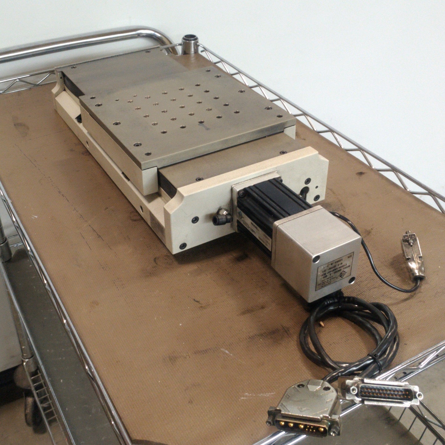 Used Aerotech ATS20015-40P Motorized Linear Stage 6" Travel .1575in/rev w/BMS60 Servo