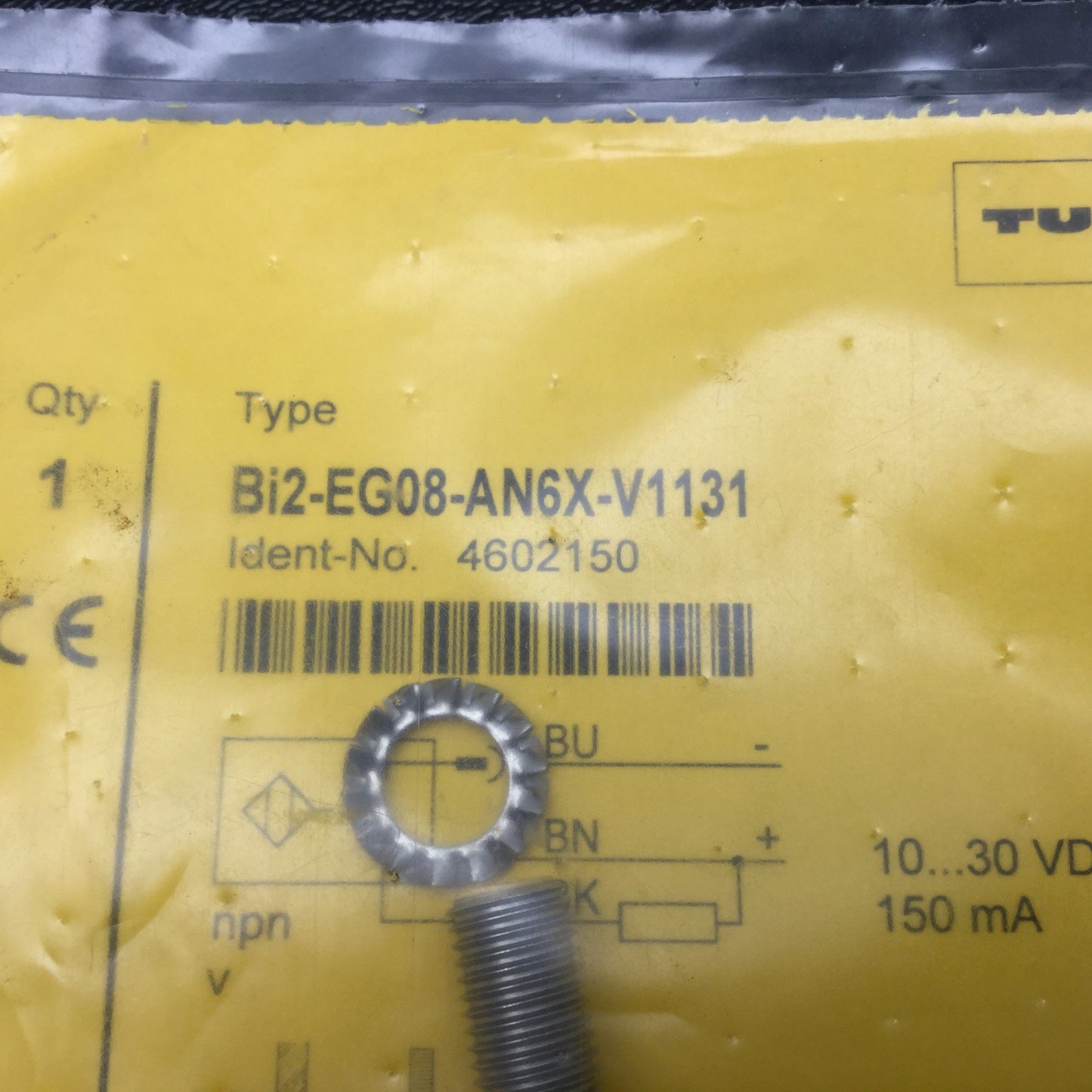 New TURCK Bi2-EG08-AN6X-V1131 Threaded Barrel Inductive Proximity Sensor 10-30VDC