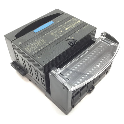 Used GE Fanuc IC200MDL742B VersaMax PLC Output Module, With IC200CHS002K I/O Carrier