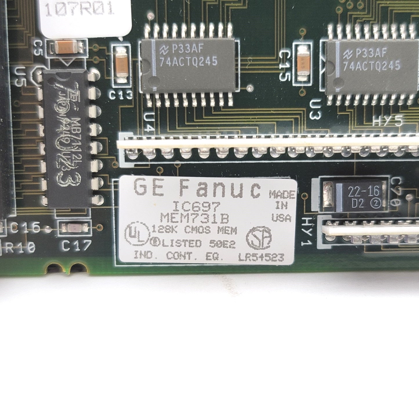 New GE Fanuc IC697 MEM731B 120K CMOS Memory Expansion Module