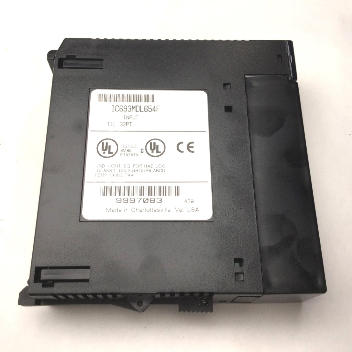 New GE Fanuc IC693MDL654F Input Module TIL 32PT, 3mA/Pt @ 5VDC, 8.5mA/Pt @12VDC