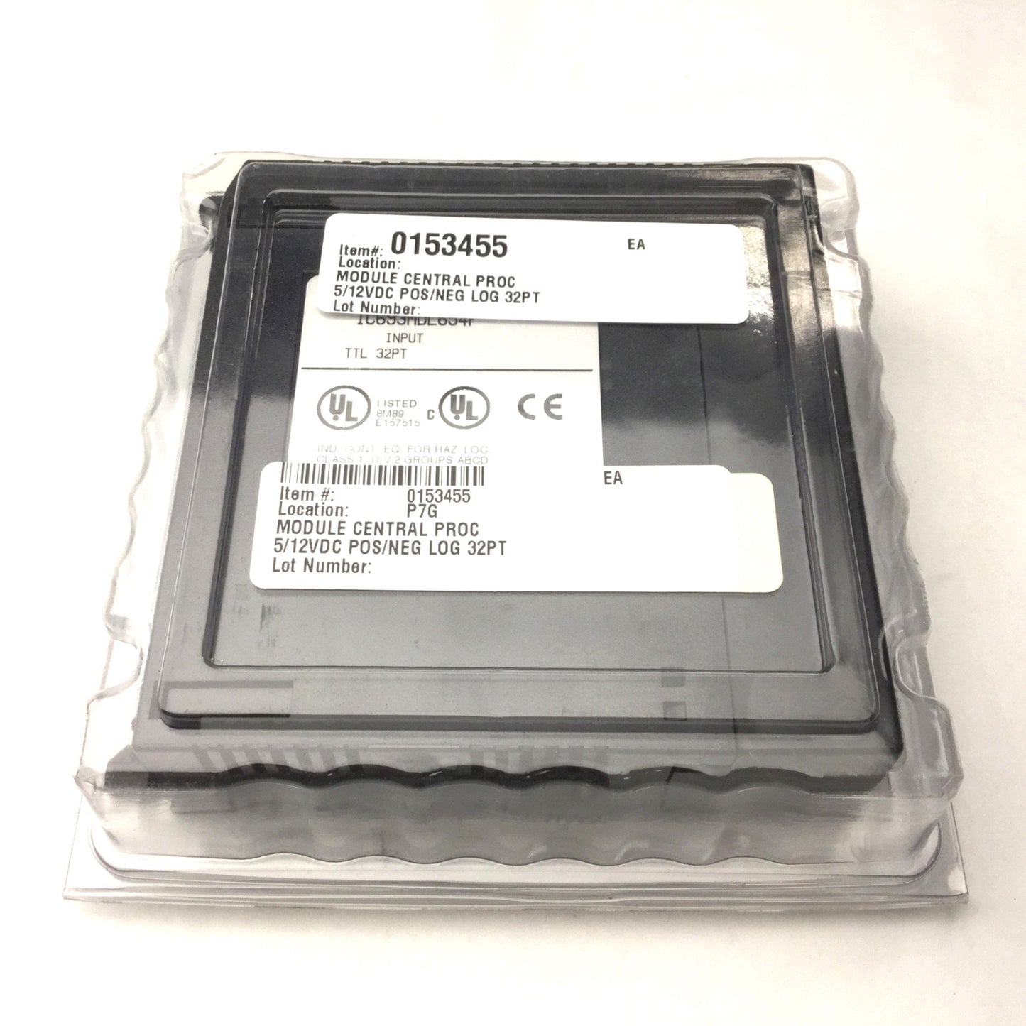 New GE Fanuc IC693MDL654F Input Module TIL 32PT, 3mA/Pt @ 5VDC, 8.5mA/Pt @12VDC