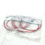 New Lot of 3 New Panduit UTP6A3RD Patch Cords W/ MaTriX Tech 3' CAT 6A 10GB RED