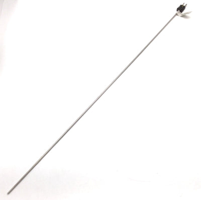 Used Pyro-Matic MQJ0U-GT24A-00-T Thermocouple, Length: 24", OD: 0.125", Type J