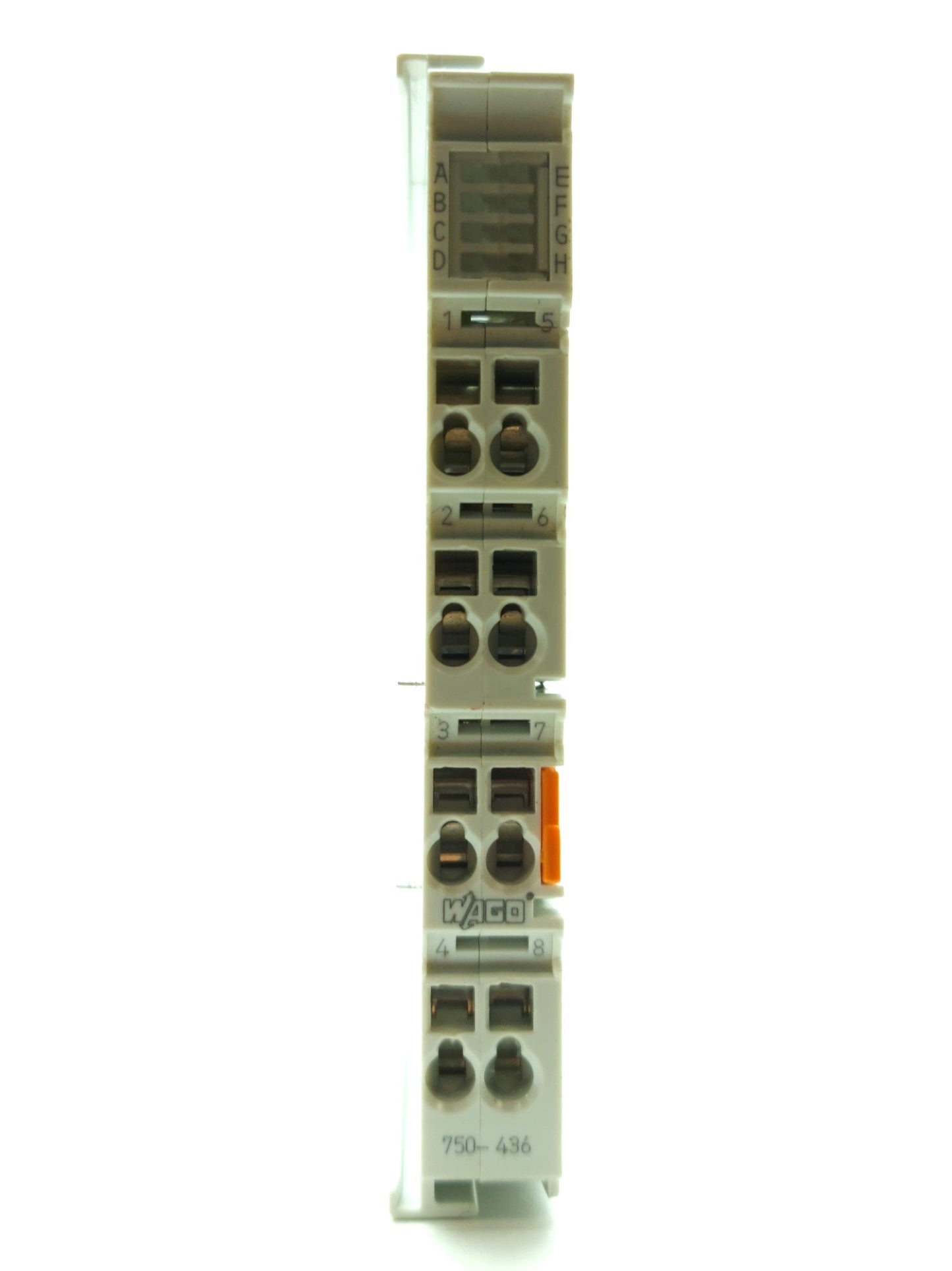 Used WAGO 750-436 Digital Input Module, Low Side Switching, 8 Inputs, 24VDC 0.5A