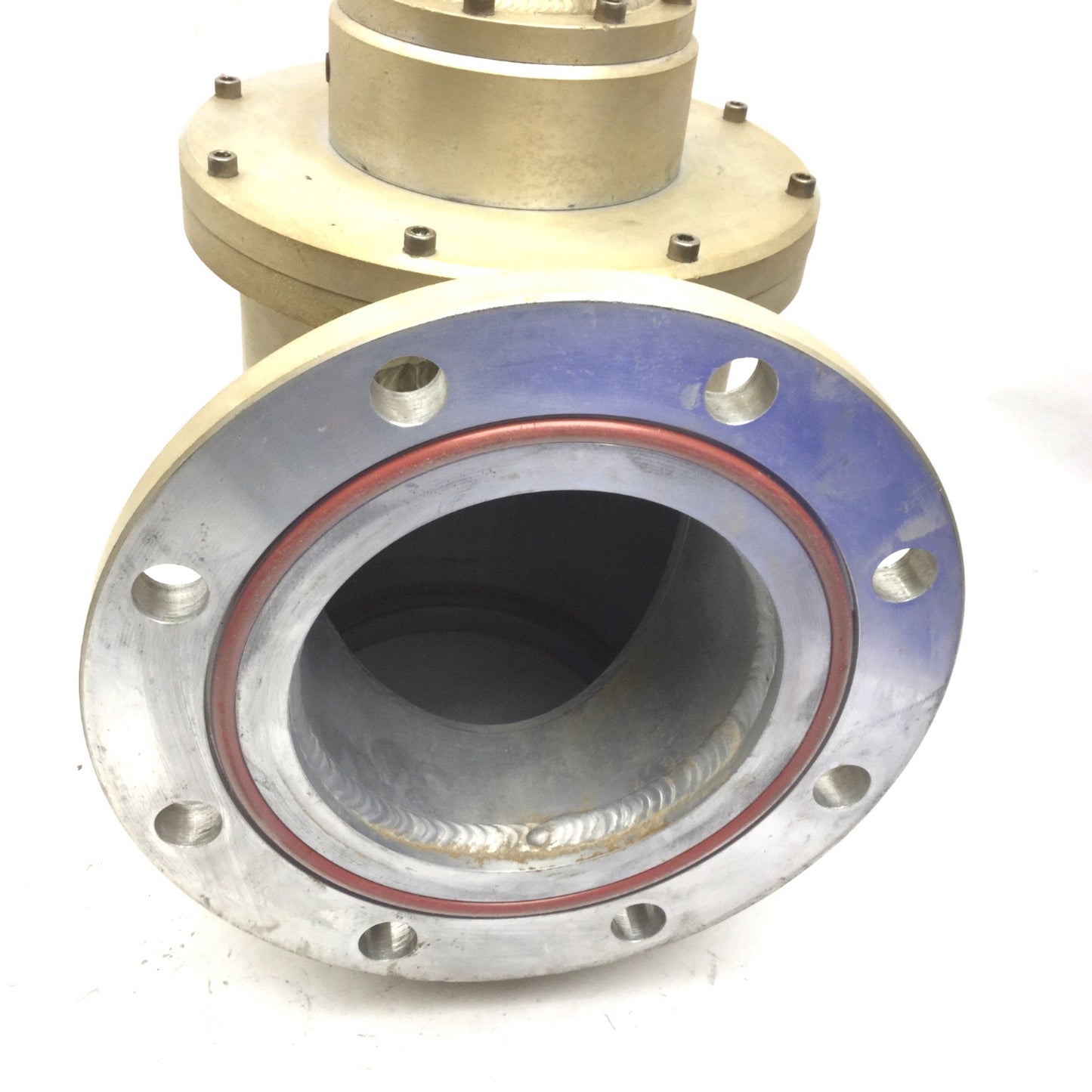 Used ID: 7", Flange Diameter: 11", Air Actuated Valve, 1/4" NPT, *Has Leak*