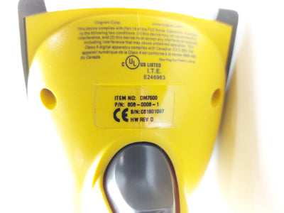 For parts or not working Cognex DM7500 808-0008-1 DataMan Handheld Barcode Scanner, USB, *No Power*