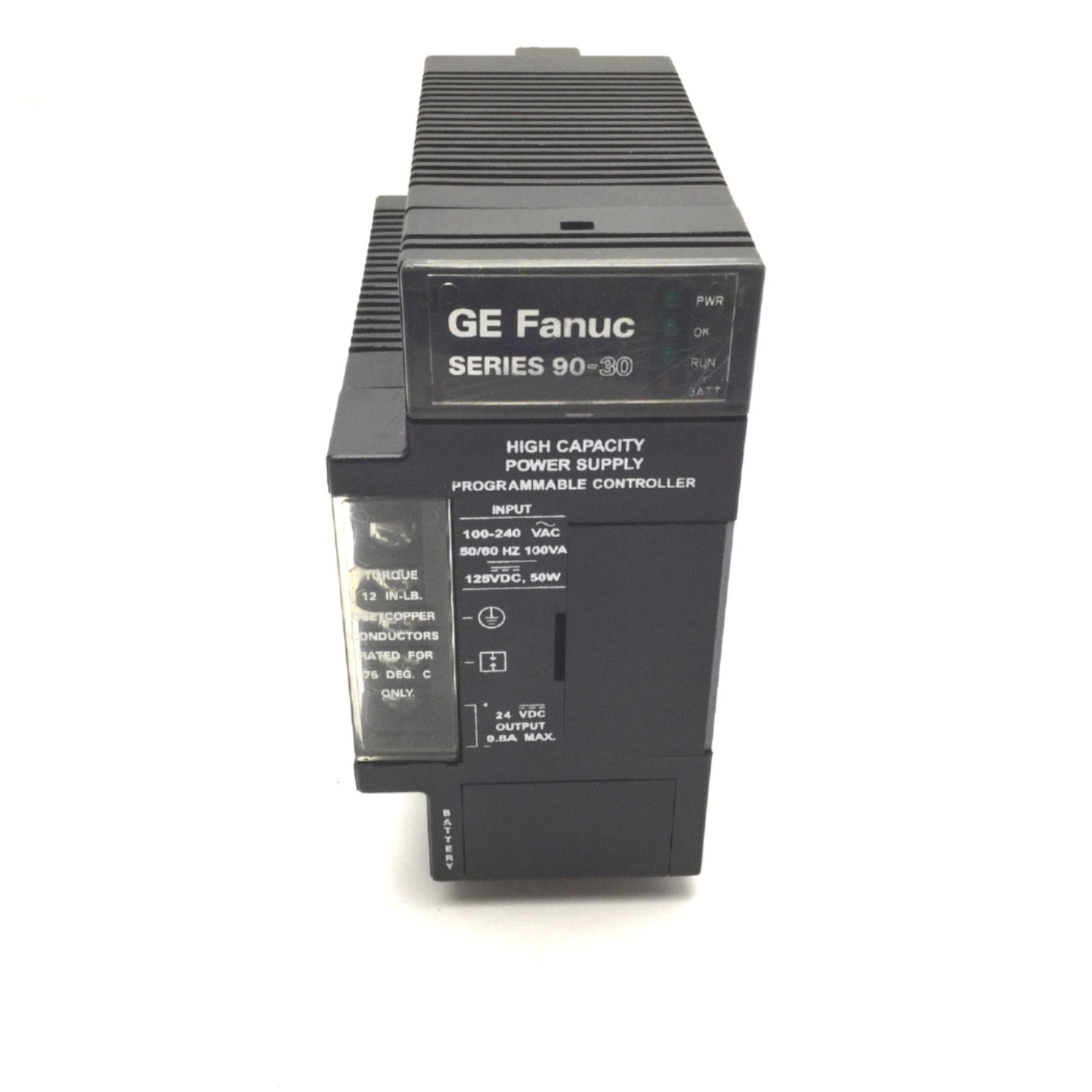 Used GE Fanuc IC693PWR330G High Capacity Power Supply Series 90-30 PLC 100-240VAC