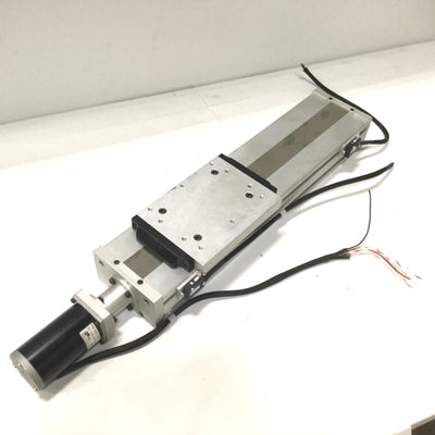 Used Hepco PSD120 Ball Screw Linear Stage, With Applied Motion 5023-124 Motor