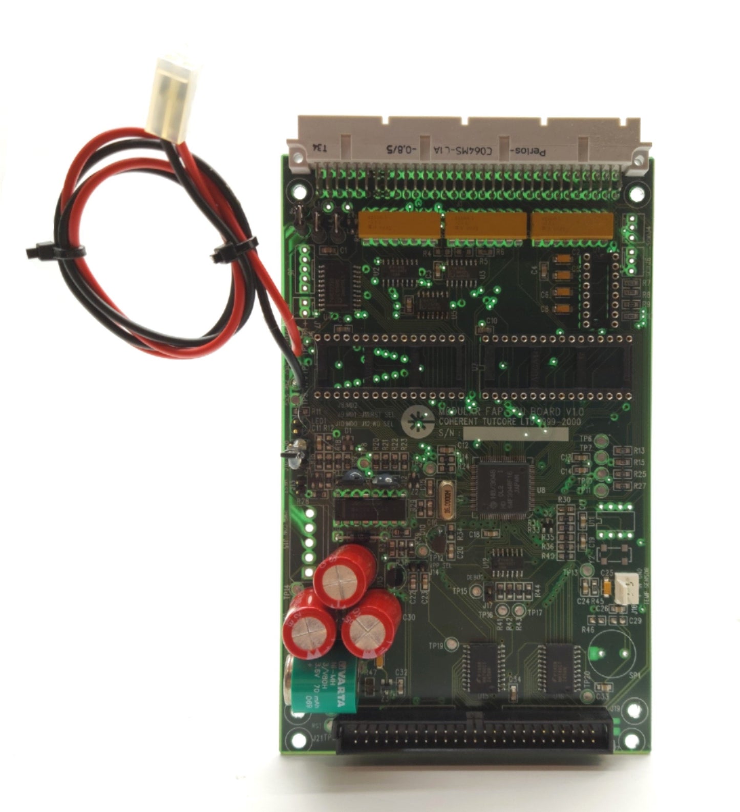 Used Coherent V1.0 Duo FAP LASER Modular CPU Board, 50-Pin Header, 64-Pin Connector