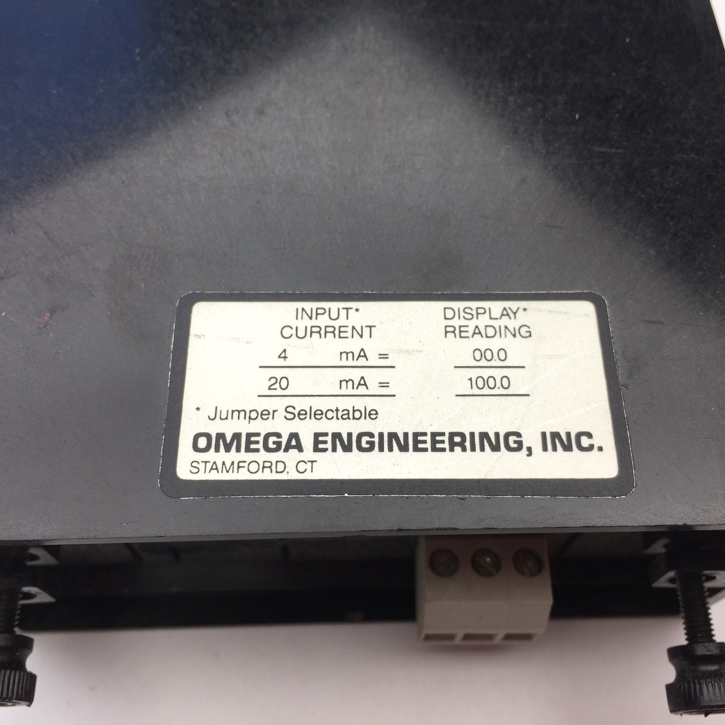 Used Omega TX82A Current Loop Indicator, Input Current: 4-20mA, 7-Segment LCD