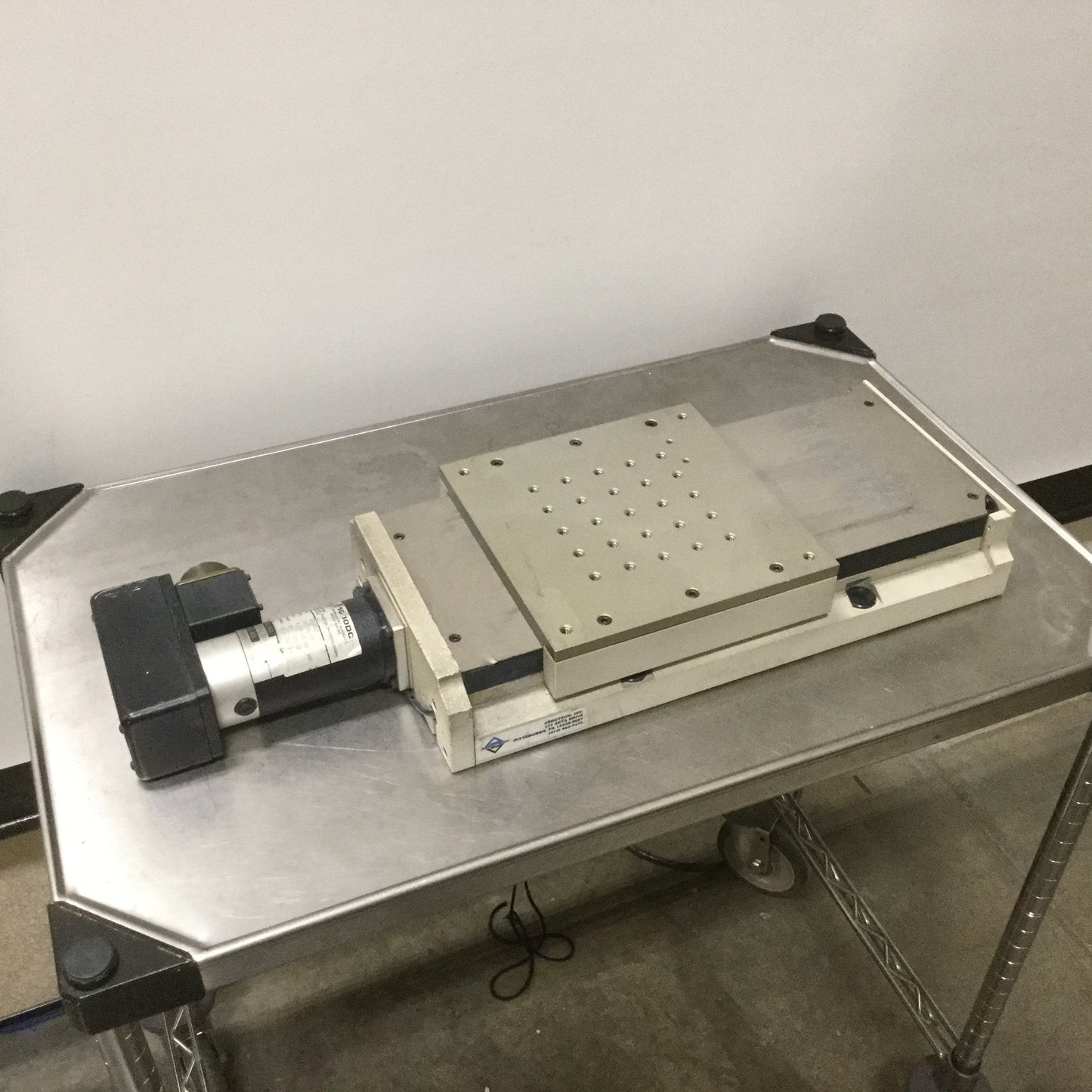 Used Aerotech ATS20015-M-40P Motorized Linear Stage 150mm Travel 4mm/rev 1050LT Motor