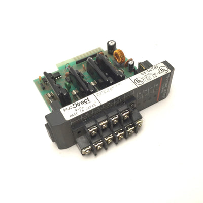 Used PLC Direct D3-04TAS Discrete Output Module 4-Point 120-240VAC 2A/Point 2A/Common