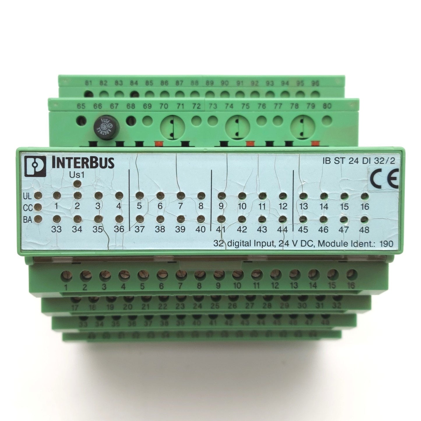 Used Phoenix Contact IB ST 24 DI 32/2 INTERBUS ST Digital Input Module, 32 In, 24VDC