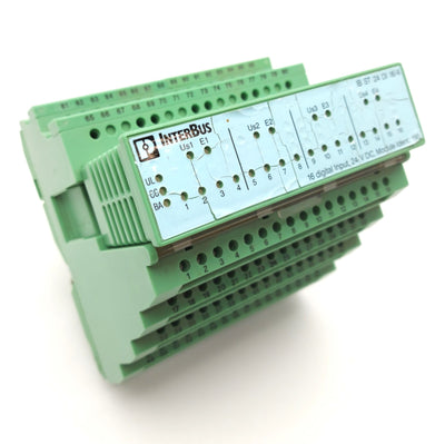 Used Phoenix Contact IBS ST 24 DI 16/4 INTERBUS ST Digital Input Module, 16 In, 24VDC