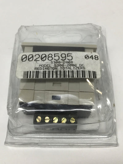 New Redington 5300-2000 Totalizer Counter 7-Digit LCD, 40 counts/s, 20-250V AC/DC