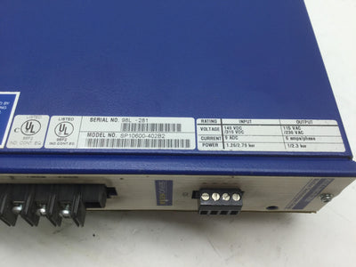 Used Kollmorgen Servostar SP10600-402B2 Servo Drive In: 140/310VDC