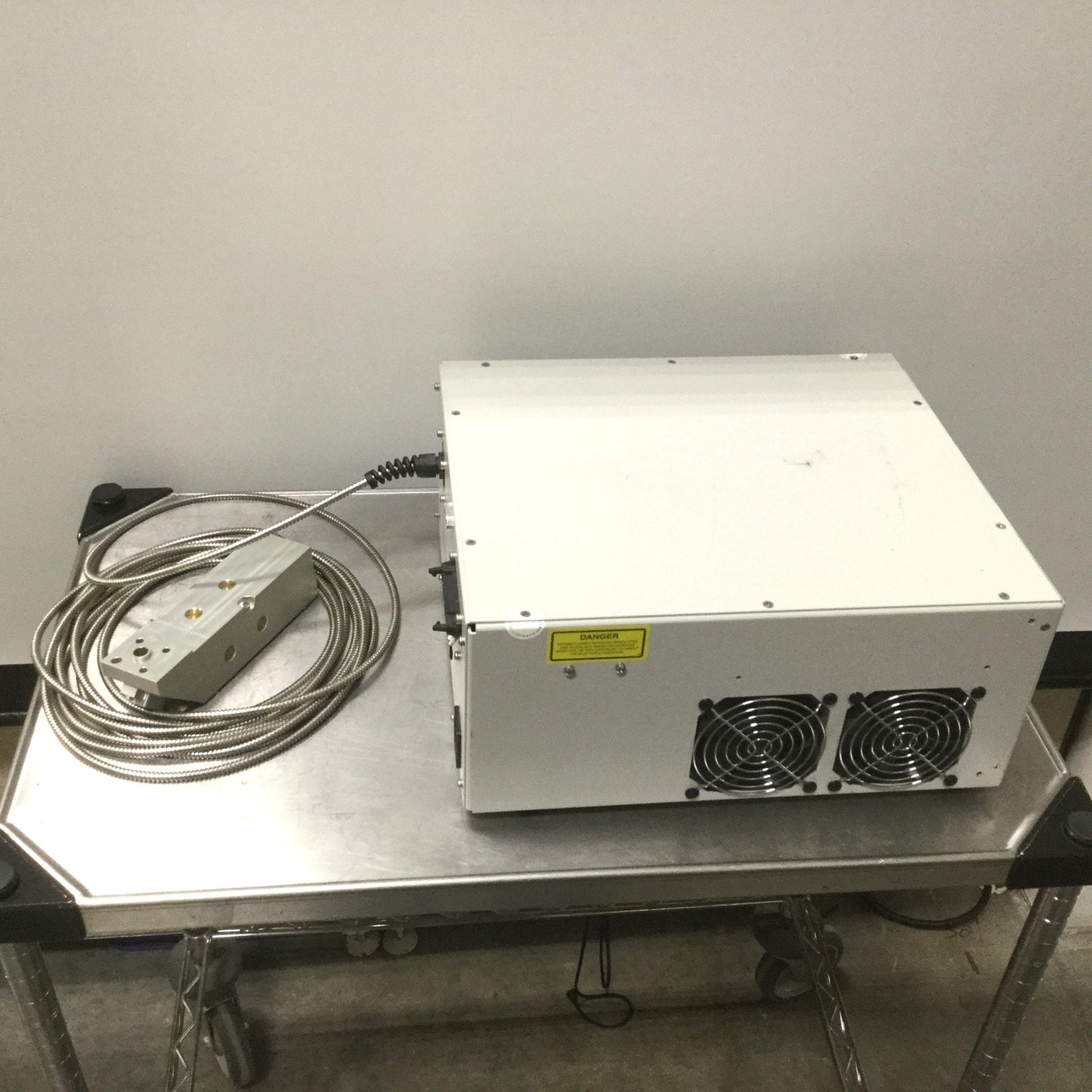 Used JDSU 21047476 IFM15 Fiber Optic Diode Laser System 15W 1110nm 22' Fiber 120VAC