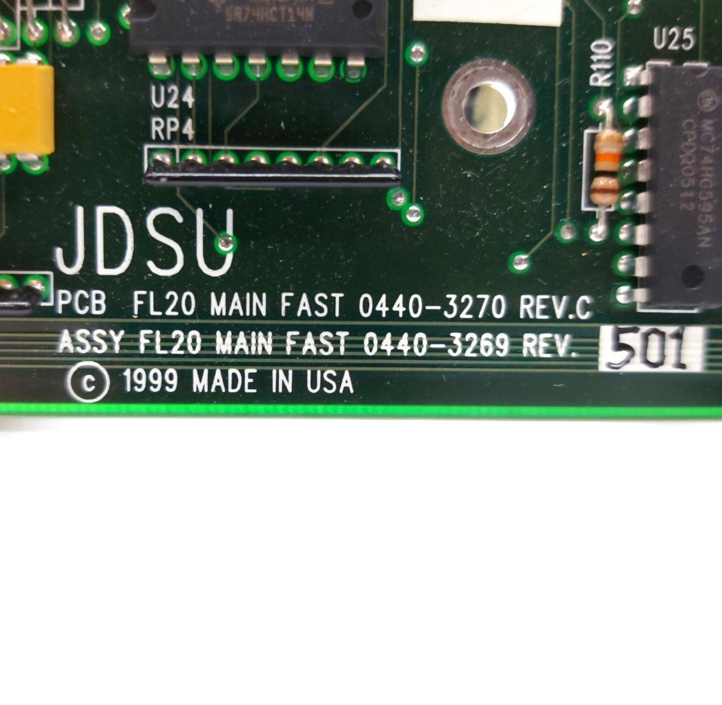 Used JDSU IFL-A00 Rev. C Main Control Board, for IFL Series Lasers