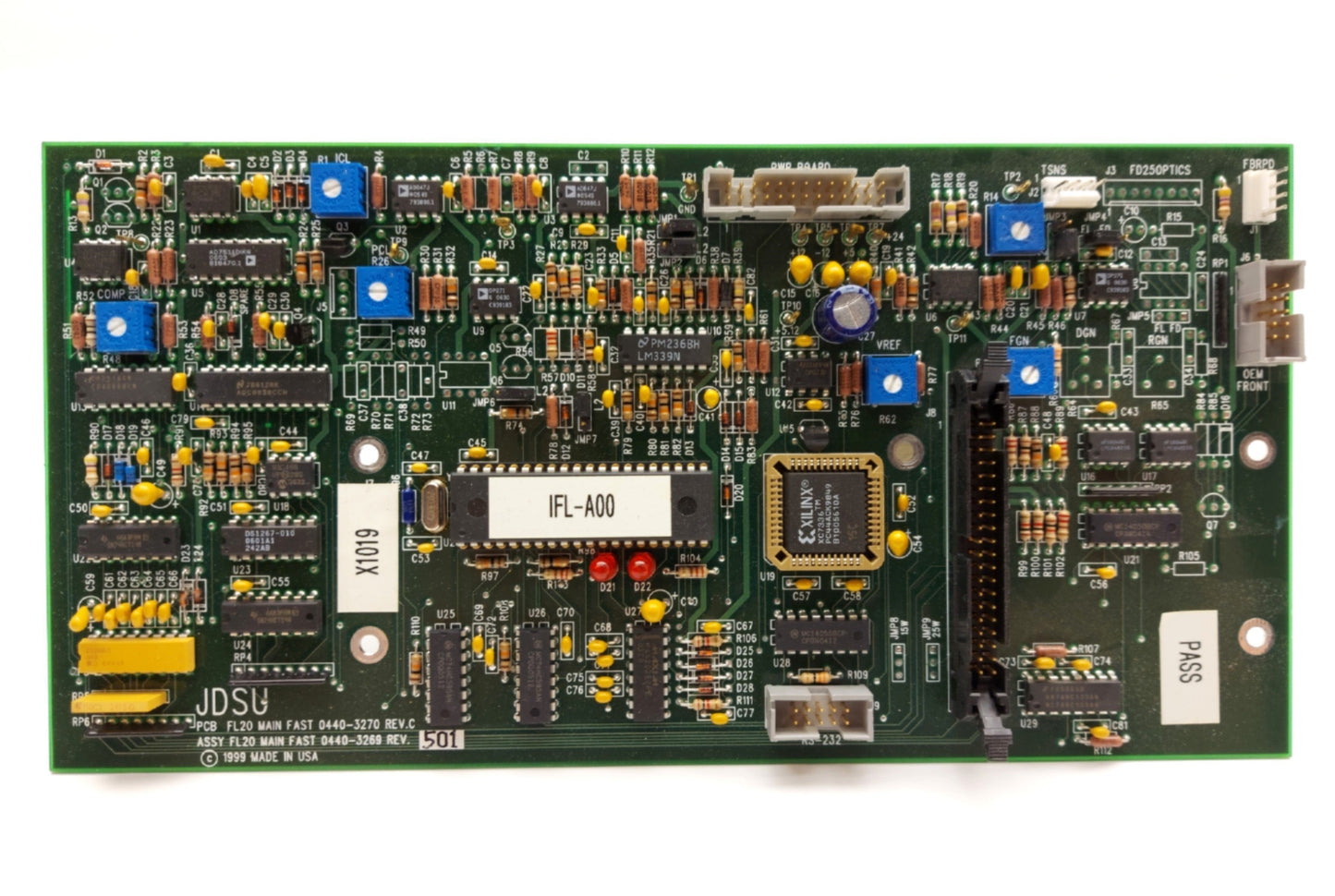 Used JDSU IFL-A00 Rev. C Main Control Board, for IFL Series Lasers