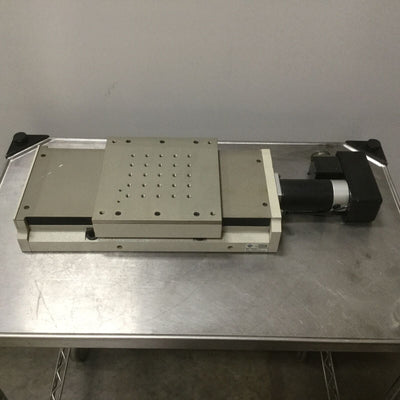 Used Aerotech ATS20015-M-40P Motorized Linear Stage 150mm Travel 4mm rev Motor 1050LT